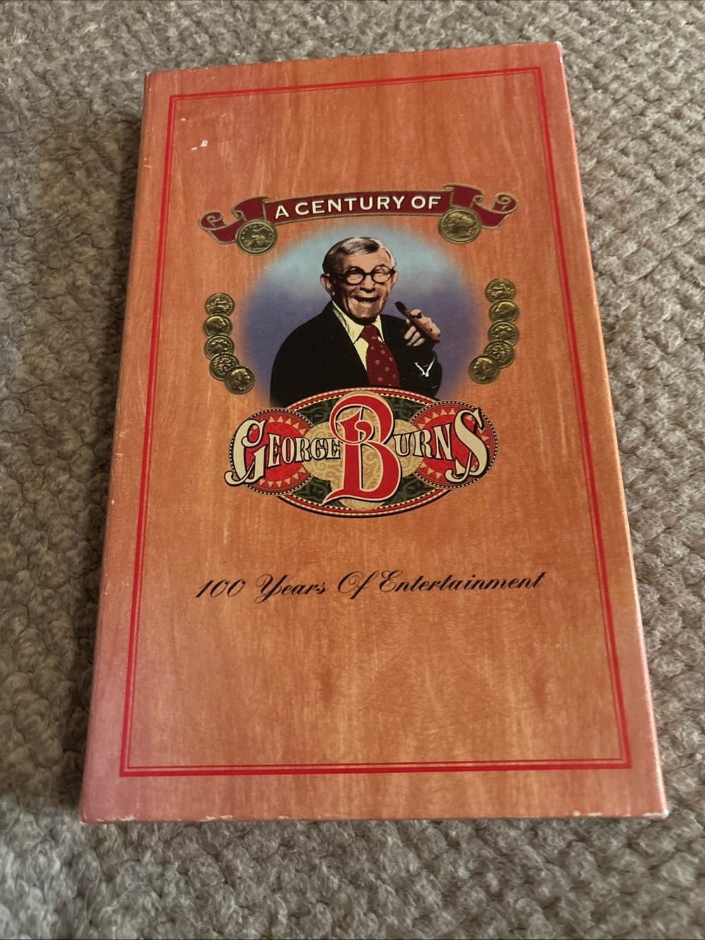 George Burns A Century 100 Years Entertainment 4 Cassette Box Set 1995 IAC 333